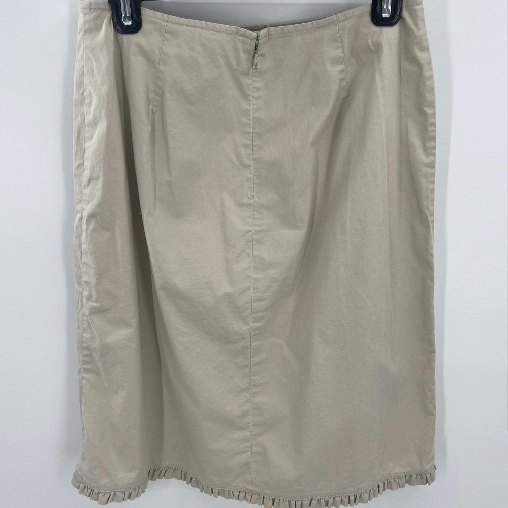 GAP KHAKI‎ KNEE LENGTH SKIRT - Picture 2 of 3